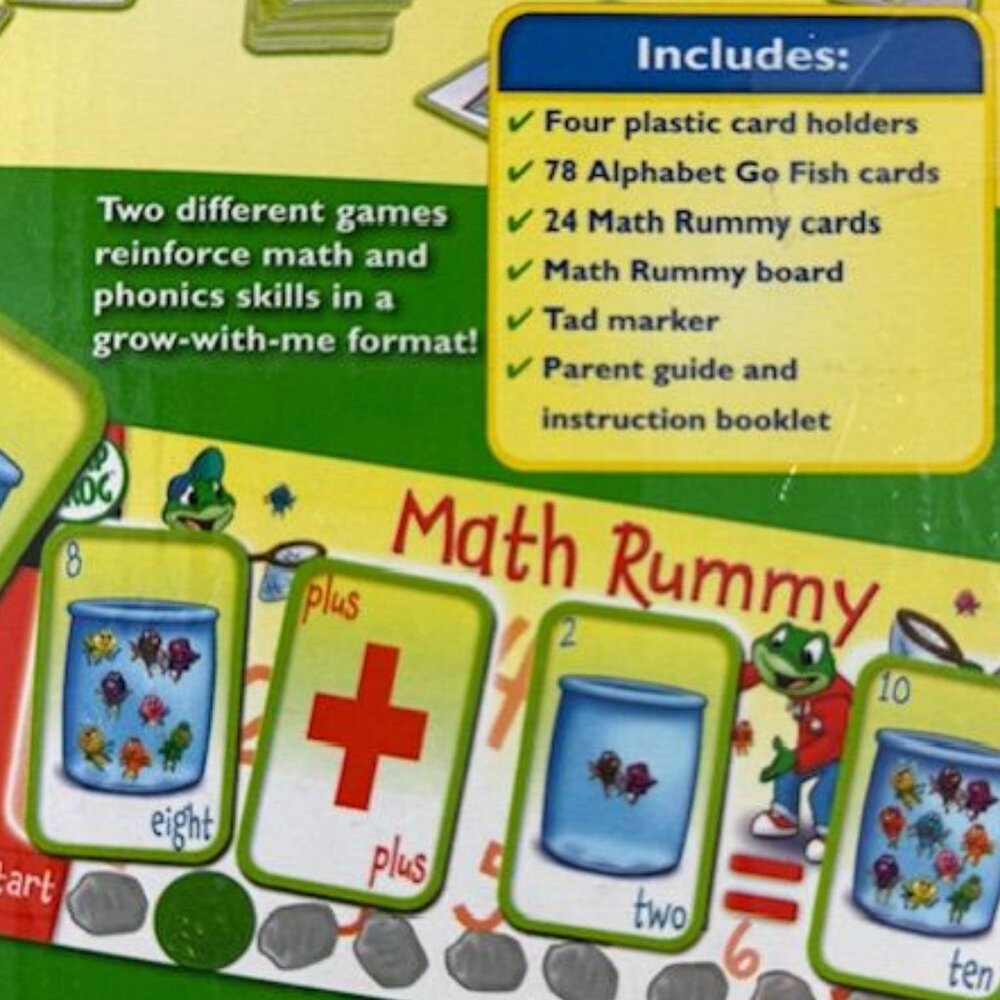 LeapFrog My Card Games Alphabet Go Fish + Math Rummy - Picture 16 of 16